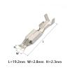 50 Pcs Crimp Terminal Block 2.8/3.5mm Male Female Electrical Wire Splice Pin For Car Connector(Blue,200 Pcs) view 3
