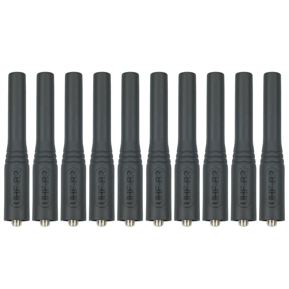 10Pack UHF-R2 Antenna for Vertex Standard VX-451-G7-5 Two Way Radios