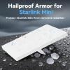STARGEAR Starlink Mini Case Protective Cover, Hailproof Liquid Silicone Protective Case for Starlink Satellite Dish, Starlink Mini Accessories Waterproof Shockproof Portable for Outdoor Camping, White view 2
