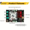 160W2 Subwoofer 2.0 Channel Audio Receiver Power Amplifier Module, Bluetooth Digital Amplifier Board with Treble and Bass Control for DIY Speakers-1602T view 3