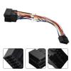 Car Stereo Radio 16 Pin Cable ABS Male to Female Connector Wiring Harness view 4
