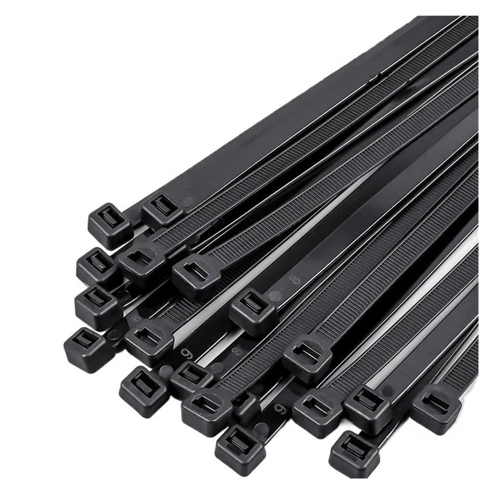 500/1000PCS Plastic Nylon Cable Ties Self-locking Cord Ties Straps Adjustable Cables Fastening Loop Home Office Wire Zip Ties - Easy Installation(1.8x150mm (1000pcs))