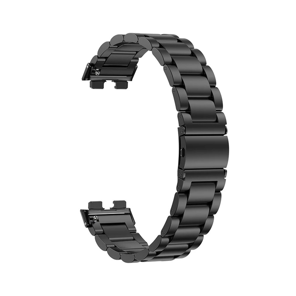Metal Strap Compatible with Band 8 Band 9 Smartwatch Steel Quick Release Watchband Wriststrap Accessories(Black)