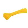 100pcs Self Locking Nylon Cable Ties Plastic Zip Wire Binding Wrap Straps DIY Cable Fasten Organiser Multicolour - Easy Installation(Yellow,3x100mm) view 1