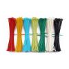 100pcs Self Locking Nylon Cable Ties Plastic Zip Wire Binding Wrap Straps DIY Cable Fasten Organiser Multicolour - Easy Installation(Yellow,3x100mm) view 3