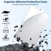 Starlink Gen 3 Protective Cover Case, Starlink Standard Gen 3 Case for Satellite Dish, Silicone Hail Protector Cover for Starlink Standard, Waterproof,Impact Resistant to Rocks/Sand/Hail, White view 3