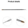2.5M 304 Stainless Steel Whip Antenna Compatible for PAC12 JPC-7 Shortwave Radio, 10mm Screw Mount, Retractable 33.8cm for HF Bands and Portable Outdoor Communication(1PCS) view 4