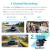 12" 3 Channel 4K Rearview Mirror Dash CamSTARVIS 2 IMX675 Night Vision,4K+1080P+2.5K Front Inside and Rear View Mirror Camera BSD 5.8GHz, Voice Control, 24H Parking Mode, G Sensor, 128G Card& GPS view 2
