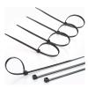 100Pcs Nylon Cable Tie Self Locking Plastic Loop Wire Wrap Strap Zip Organizer Fasten Tension Belt - Easy Installation(White,3.6x300mm) view 2