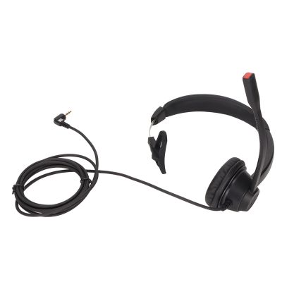 25mm. Telephone Headset with Microphone, Noise Reduction Unilateral Elbow Plug, Corded Business Headset for Call Center, Customer Service, VOIP Phone Landline,