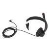 25mm. Telephone Headset with Microphone, Noise Reduction Unilateral Elbow Plug, Corded Business Headset for Call Center, Customer Service, VOIP Phone Landline, view 1