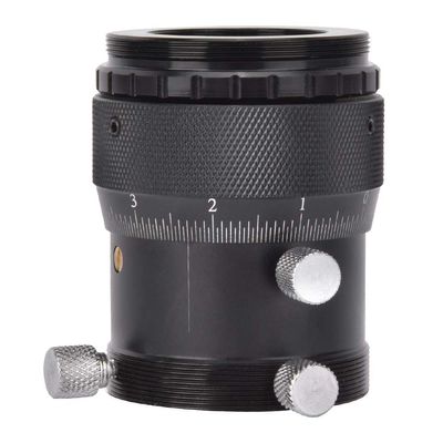 YZ 18836 Aluminium Alloy Helical Focuser, 125. Inch Focuser with 10mm Focusing Stroke, Fine Tuning External T Mount for Astronomy Telescopes and Photography,