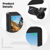 4.3 in (10 Cm) Display Rear View Camera, 1080P Ahd, Ebike Compatible, Night Vision and 110 Wide Angle, Waterproof with Accessories, Adjustable Mount, 39.37 in (3 M) Cable view 2