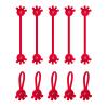 10Pcs Cable Ties Clips Cord Organiser Clip Reusable Silicone Organisers Bookmarks Fridge Magnet view 1