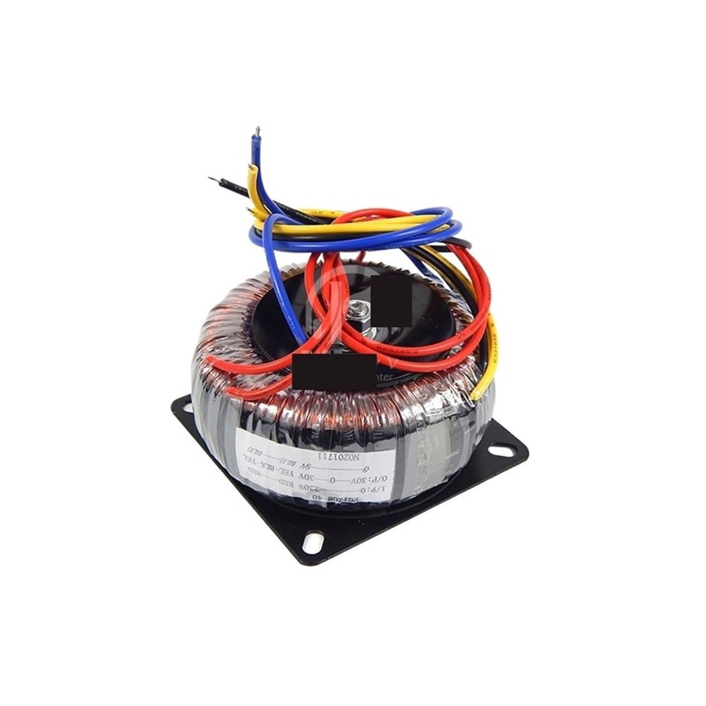 1pcs 40W Toroidal Core Transformer for Audio Amplifier Dedicated Power Supply Output 30-0-30V 9V