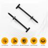 100 Pcs Nylon Universal Cable Tie Buckle Kit - Heavy Duty Multifunctional Nylon Zip Ties with Locking Pins & Buttons, UV Resistant, for Automotive Repair, Bumper Clips, Wiring Harness view 2