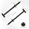 100 Pcs Nylon Universal Cable Tie Buckle Kit - Heavy Duty Multifunctional Nylon Zip Ties with Locking Pins & Buttons, UV Resistant, for Automotive Repair, Bumper Clips, Wiring Harness view 3