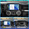 10.1" 4+64GB for Jeep Wrangler JK 2007 2008 2009 2010 2011 2012 2013 2014 2015 2016 2017 Radio with CarPlay Android Auto Head Unit, GPS BT WiFi AM/FM, Bluetooth Stereo Rear View Camera view 2