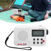 VBESTLIFE Portable AM FM SW Radio Digital Tuner with Backlit LCD Display Dual Power Supply 3.5mm Earphone Jack for Home Travel Outdoor Use view 2