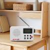 VBESTLIFE Portable AM FM SW Radio Digital Tuner with Backlit LCD Display Dual Power Supply 3.5mm Earphone Jack for Home Travel Outdoor Use view 3