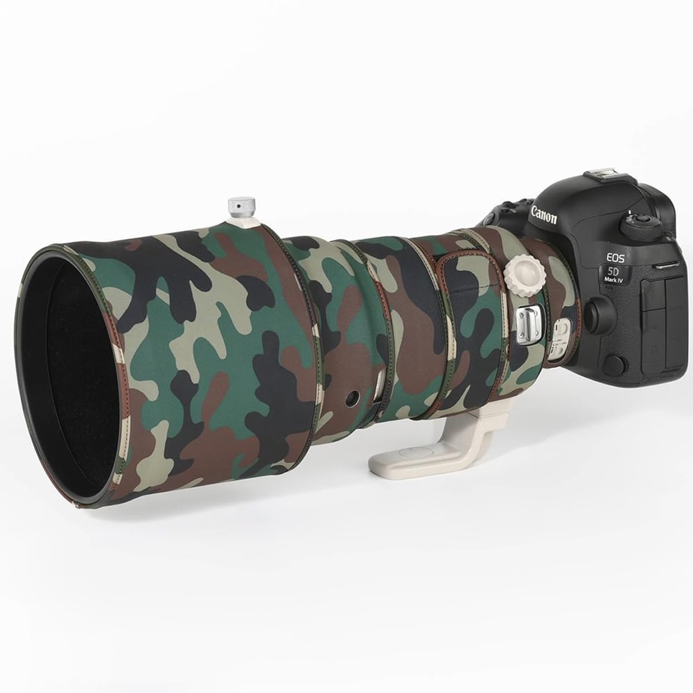 CHASING BIRDS Lens Camouflage Waterproof Coat for Canon EF 300mm F2.8 L Rainproof Lens Protective Cover (Military Green Camouflage)
