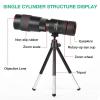 Telescope for Adults, 4K 10-300X40MM Super Telephoto Monocular Telescope Zoom Monocular Binoculars Pocket Telescope for Smartphone Take Picture for Adult Bird Watching Outdoor Binoculars view 3