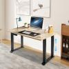 Smart 4-Leg Standing Desk Frame, Dual Motor Adjustable Desk Rack Frame, Electric Adjustable Height Compatible Desktop Size 37.4-62.99in, 220.46lbs Weight Capacity, Black Frame Only view 2