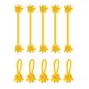 10Pcs Cable Ties Clips Cord Organiser Clip Reusable Silicone Organisers Bookmarks Fridge Magnet view 1