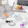 10Pcs Cable Ties Clips Cord Organiser Clip Reusable Silicone Organisers Bookmarks Fridge Magnet view 4