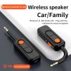 Bewinner Bluetooth Transmitter Receiver Wireless Adapter, Bluetooth 5.4 3.5mm AUX Wireless Audio Adapter for Travel Airline Gym Car Home Stereo view 2