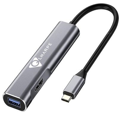 5 in 1 USB hubs USB C HUB with USB 3.0, HDMI, SD/Micro SD Cards Reader USB Type C PD Charging Adapter