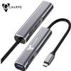 5 in 1 USB hubs USB C HUB with USB 3.0, HDMI, SD/Micro SD Cards Reader USB Type C PD Charging Adapter view 2