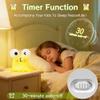 FAMIDUO Frog Night Light for Kids, Cute Funny LED Squishy Animal Silicone Lamp, Dimmable/Timer Nursery Night Light for Baby, Rechargeable Touch Bedside Lamp,Kids Room Decor, Boys Girls Birthday Gift view 3