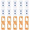 ANONION 10 Pack Cat6 Ethernet Wall Plate, 2-Port RJ45 Keystone Jack with Single Gang Low Voltage Mounting Bracket, Ethernet Wall Outlet Blue Coupler Female to Female Network Cable Cover view 1