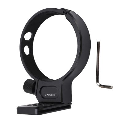 Zopsc Tripod Mount, Aluminum Alloy Tripod Collar for AF135mm F1.8 LAB FE Lens, with 70mm QR Plate for Time Lapse Video Long Photography