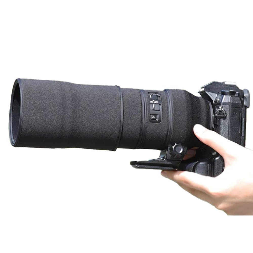 CHASING BIRDS Lens Camouflage Waterproof Coat for Canon EF 400mm F5.6 L USM Rainproof Lens Protective Cover Version III (Classic Black, with 1.4X and 2.0X TC)