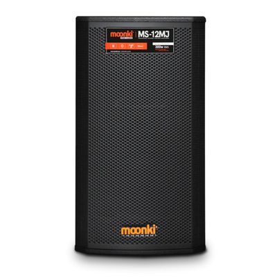 Moonki Sound MS-12MJ Pro Audio Speaker 12-inch Woofer Class D Amplifier with DSP Digital Sound Processor DJ Setups Live Performances