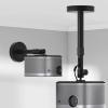 FVDPWYE Ceiling Mount Holder Hanger Easy to Install Space Saving Adjustable Length 360 Rotation 90 Tilt for Bedroom Home, 40 to 66cm view 3
