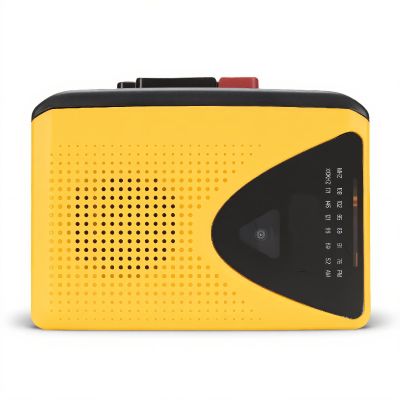 Tangxi Portable Cassette Player Tape Recorder with AM FM, Compact Vintage Cassette Tape Player with Big Speaker & Earphone Jack, Build in Microphone