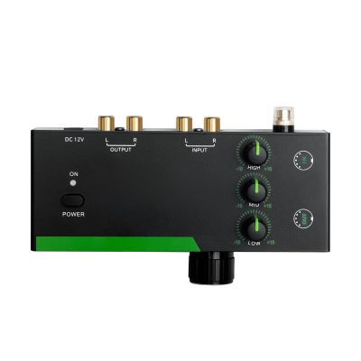 Luocute Phono Preamp for Turntable, Mini Preamplifier with High Mid Low Adjustment XLR Balanced Connection Low Noise Circuit Output for Record Player Phonograph Active Speakers (US Plug)