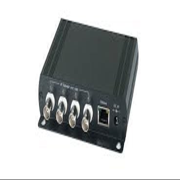 PMH-IP01H 4-Channel IP Over Coax Converter Hub, Ethernet Network Adapter with BNC Ports, Security System Accessory
