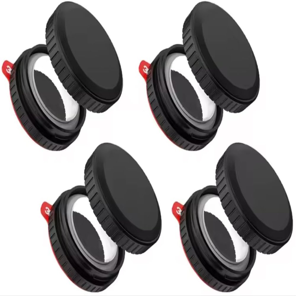 Adhesive Smart Tracker Holder(4 Pack) - Waterproof Sealed Cover, Ultra Durable Hard Case, 4 Pack, Find Your Bike, Car, & More.