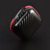 Carbon Fibers Carrying Case Storage Pouches Cable Management Bag For Headphones And Charging Carbon Fiber Organizers view 2