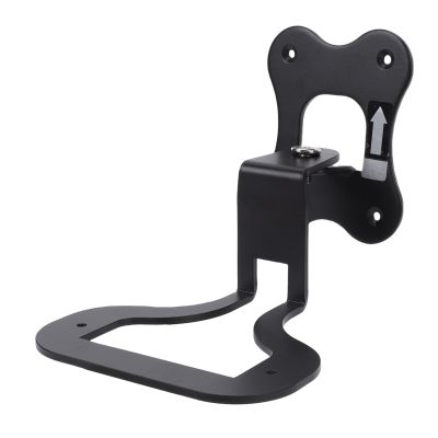 Fabater Speaker Wall Mount, Universal Bracket for Enchant Speaker with Left Right Adjustment, Modern Design Metal Wall Holder, 4.33 x 3.54in Base Size,5.3 x 4.5 x 2.7in Bracket Size (Black)