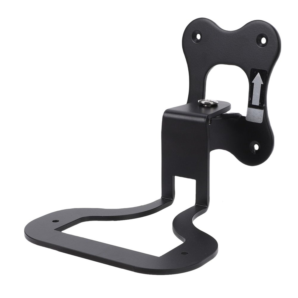 Fabater Speaker Wall Mount, Universal Bracket for Enchant Speaker with Left Right Adjustment, Modern Design Metal Wall Holder, 4.33 x 3.54in Base Size,5.3 x 4.5 x 2.7in Bracket Size (Black)