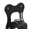 Fabater Speaker Wall Mount, Universal Bracket for Enchant Speaker with Left Right Adjustment, Modern Design Metal Wall Holder, 4.33 x 3.54in Base Size,5.3 x 4.5 x 2.7in Bracket Size (Black) view 4