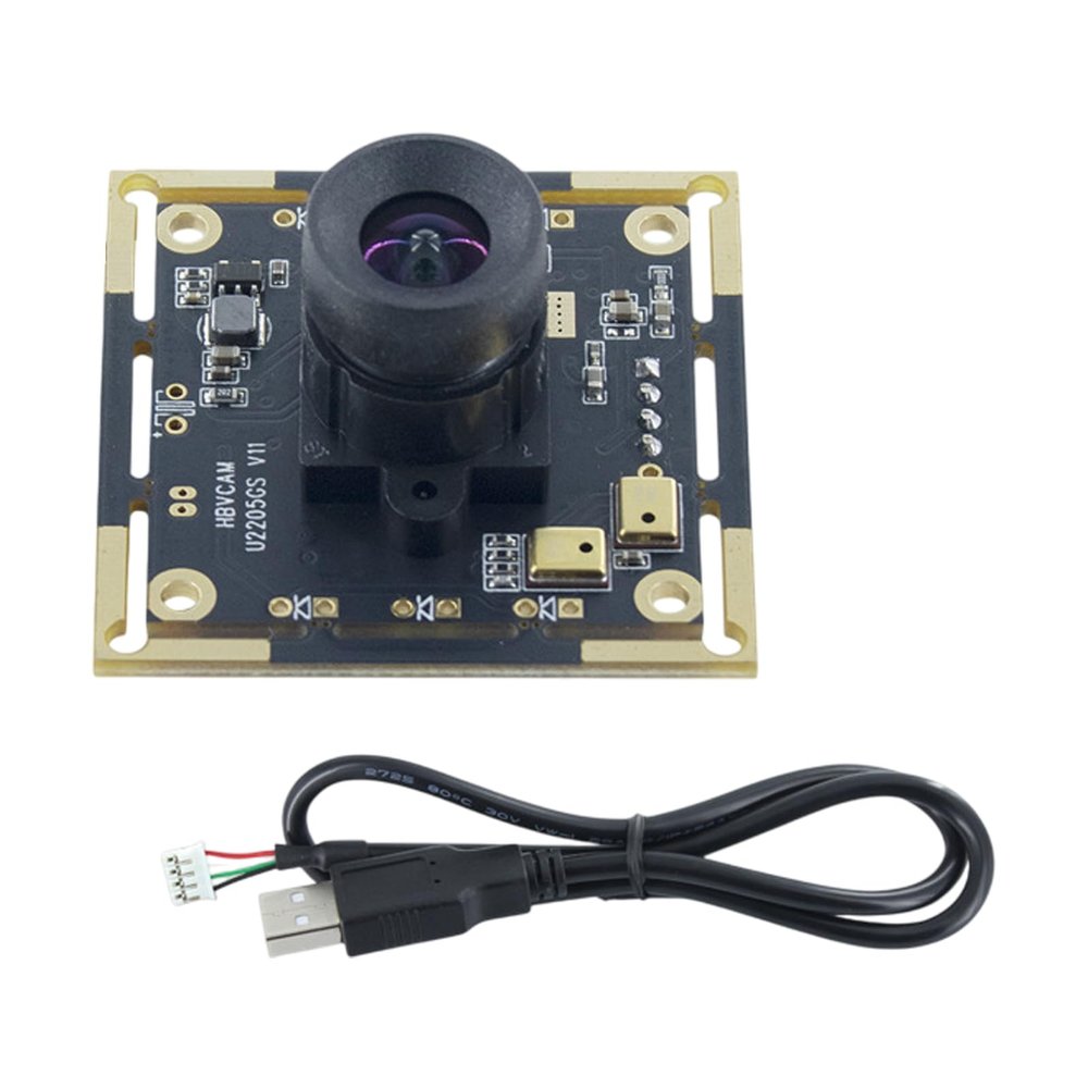 200MP Global Shutter USB Camera Module for Fast Scanning and Recognition with 94/100/130 Wide Angles View Capturing Highly Speed Scanning Webcam