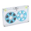 Dpofirs Sound Cassette Tape on Reel, Reel Reeleon Tape with High Output Cassette High Output DIY 46 Minutes for Music Recording (Blue) view 2