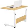 Adjustable Mobile Bed Table Portable Laptop Computer Stand Desks with Tablet Slot Cart Tray, Multifunction Workstation, view 1