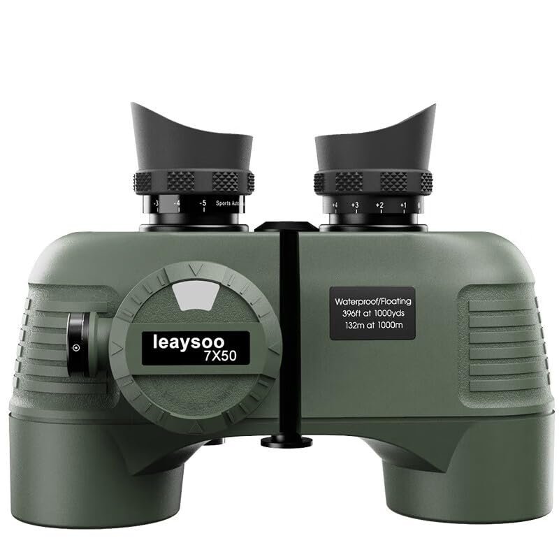 Leaysoo Haiwang 7X50 Compass ranging Telescope Watertight Navigation HD High Magnification for Outdoor